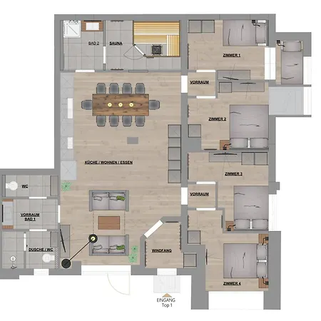 Apartment Kuckuck - Hinterthal
